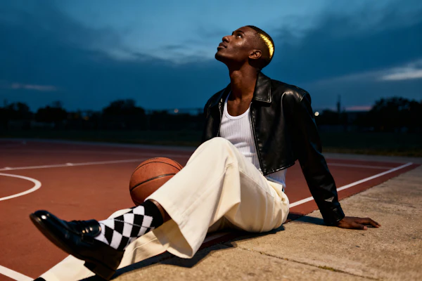 Twilight Basketball Scene