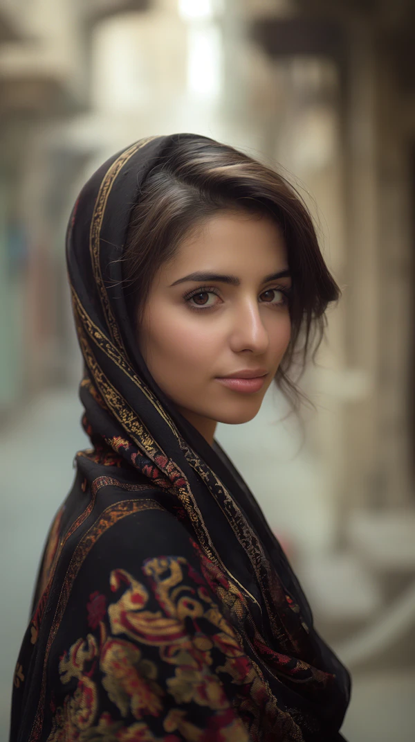 Serene Woman Portrait