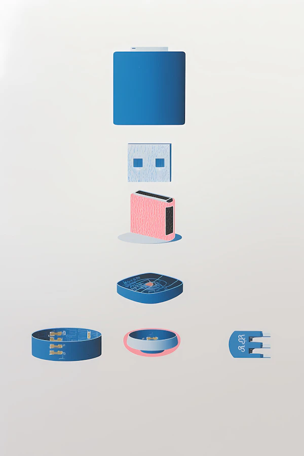 Exploded USB Design