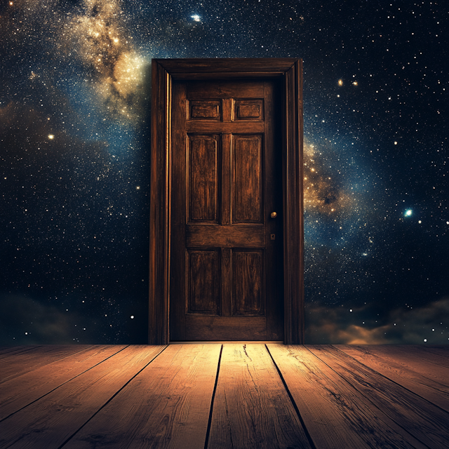 Surreal Doorway to the Cosmos