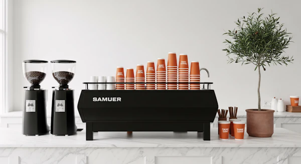 Modern Coffee Shop Setup