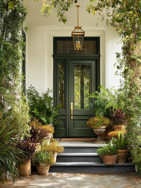 Charming Green Entrance
