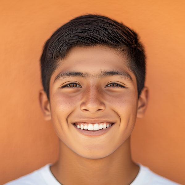 Cheerful Young Boy Portrait