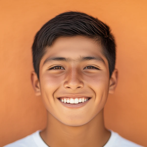 Cheerful Young Boy Portrait
