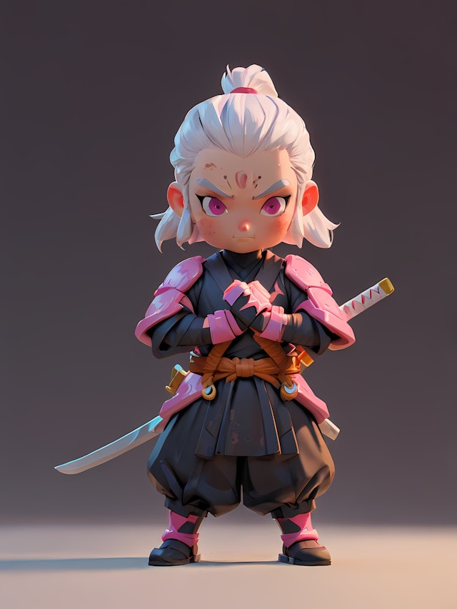 Stylized 3D Samurai