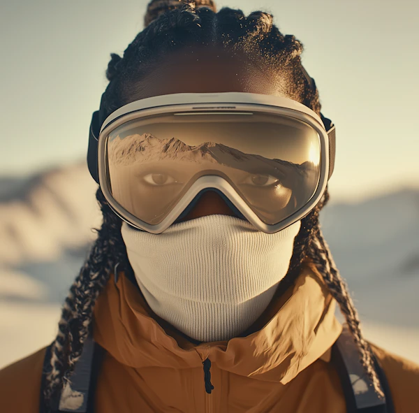 Golden Hour Skier