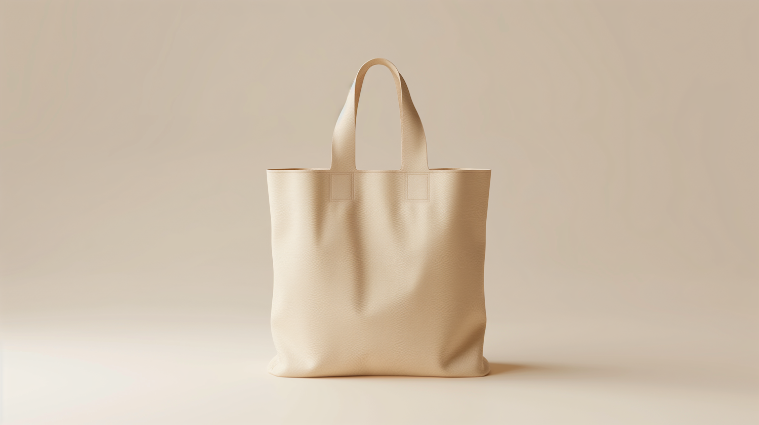 Elegant Cream-Colored Tote Bag