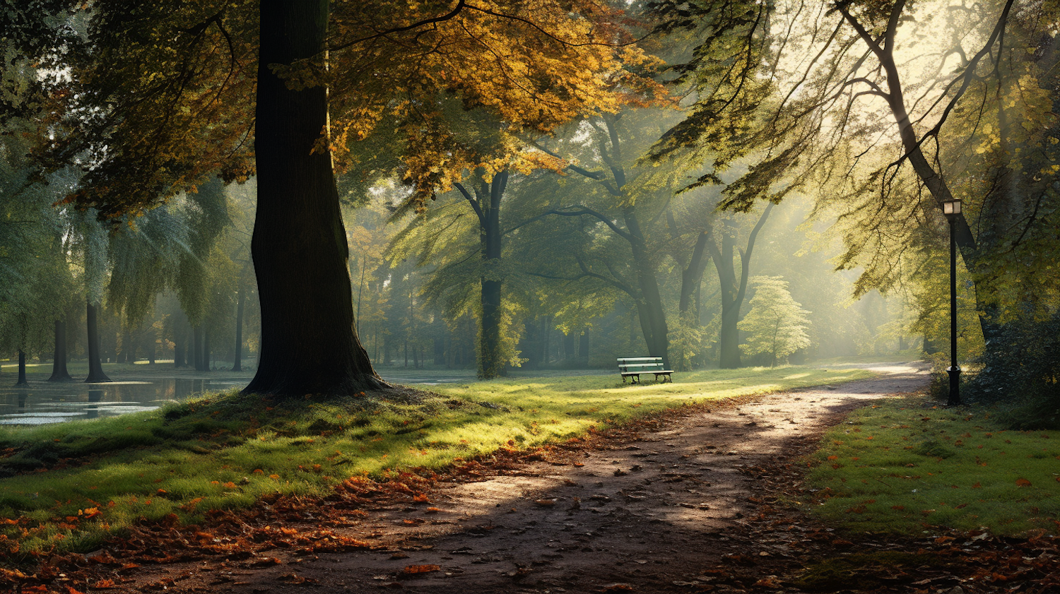 Autumnal Dawn in Serenity Park