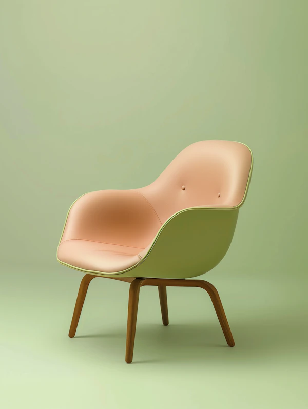 Modern Peach Chair