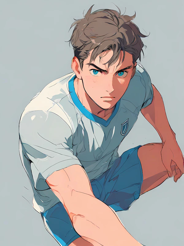 Dynamic Athlete Portrait