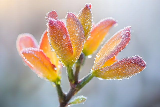 Dewy Plant Buds