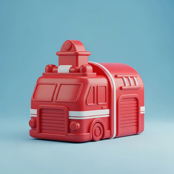 Cartoon Fire Truck