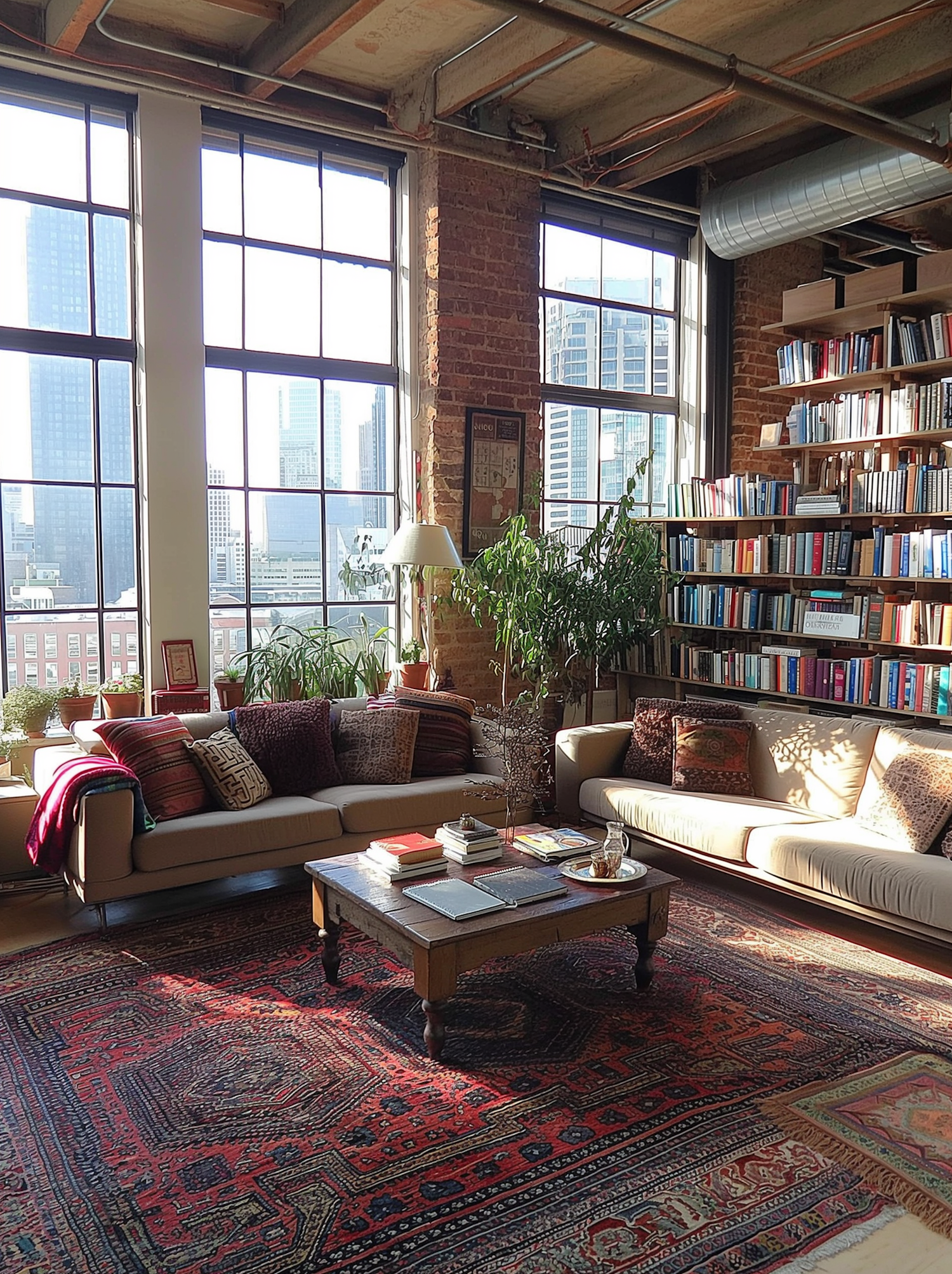 Cozy Loft-Style Living Space