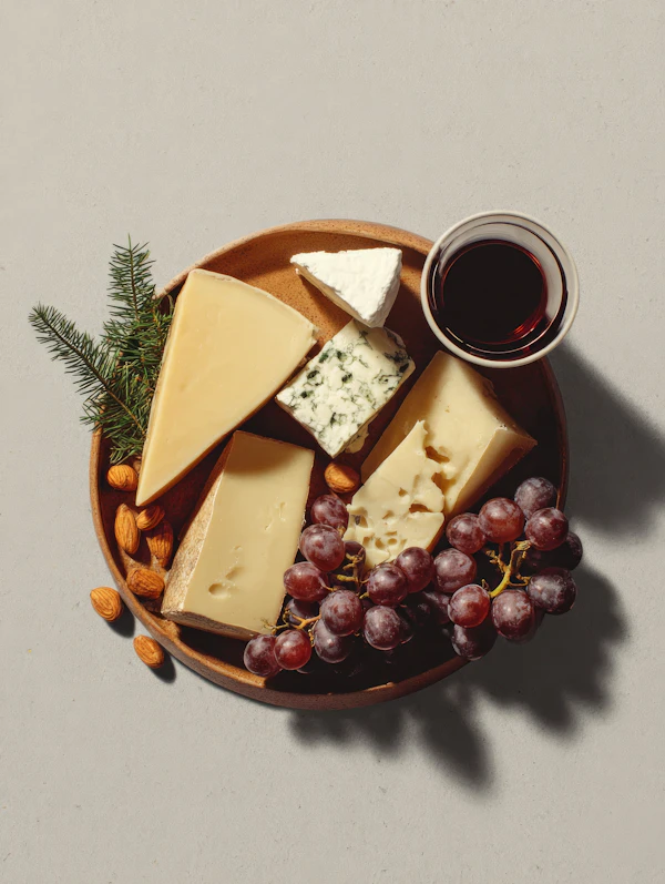 Cheese and Wine Platter