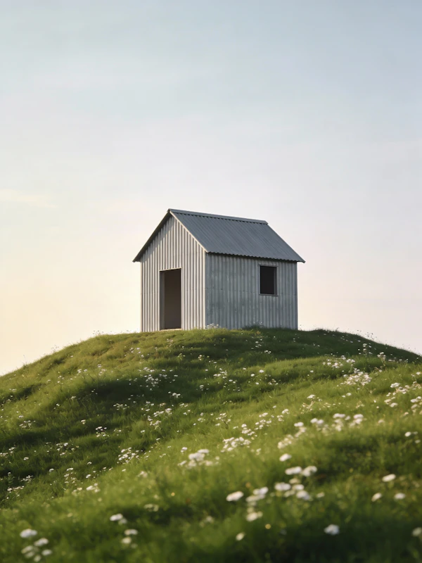 Minimalist Hilltop House