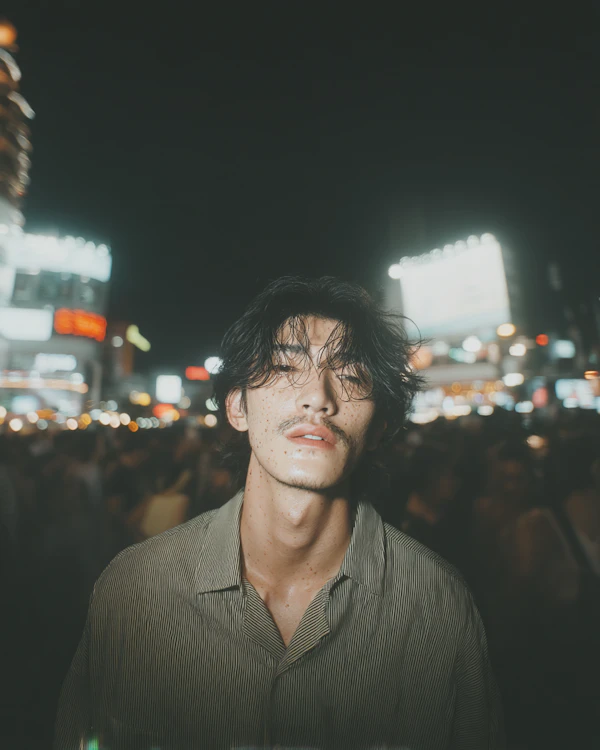 Urban Night Portrait