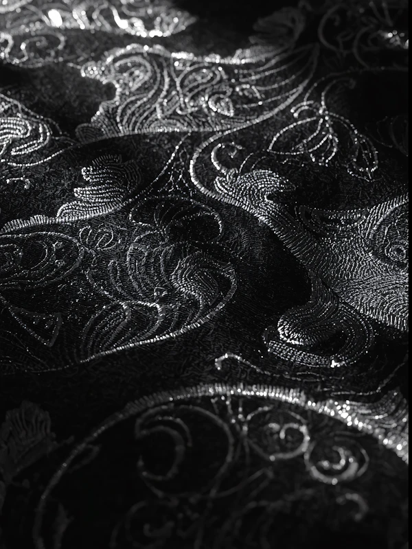 Elegant Embroidered Fabric