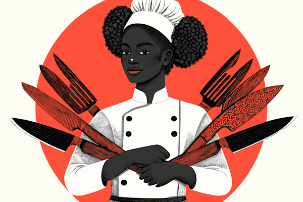 Confident Chef Illustration