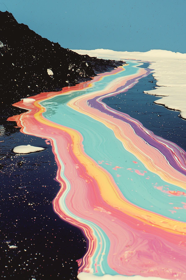 Vibrant Color River