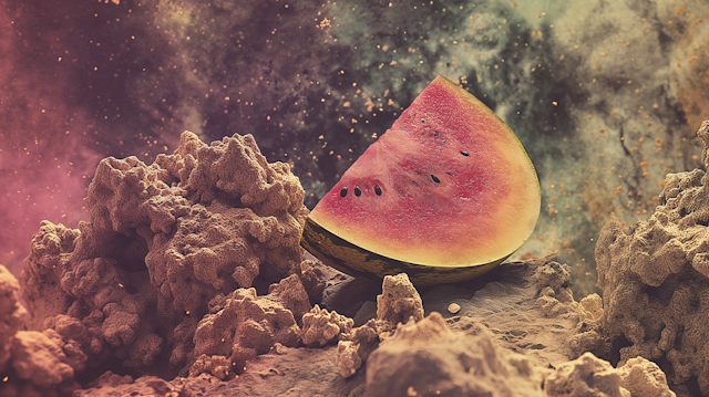 Cosmic Watermelon Surrealism