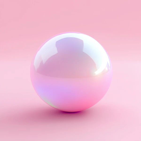 Iridescent Sphere Art