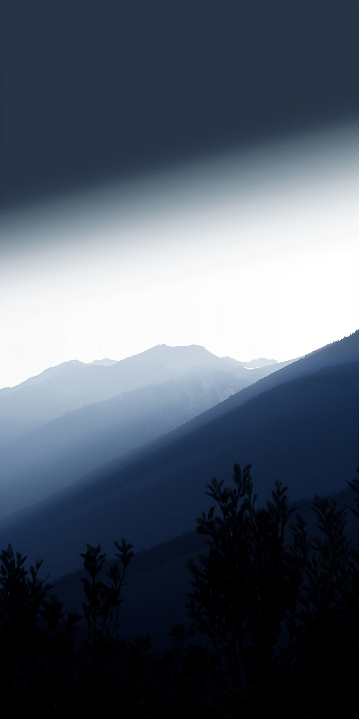 Serene Mountain Landscape at Dusk