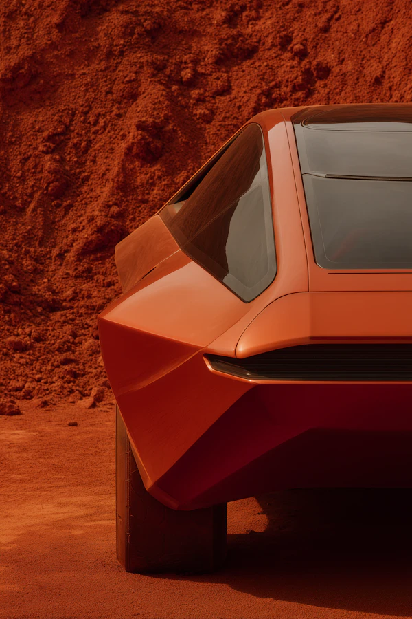 Futuristic Mars Car