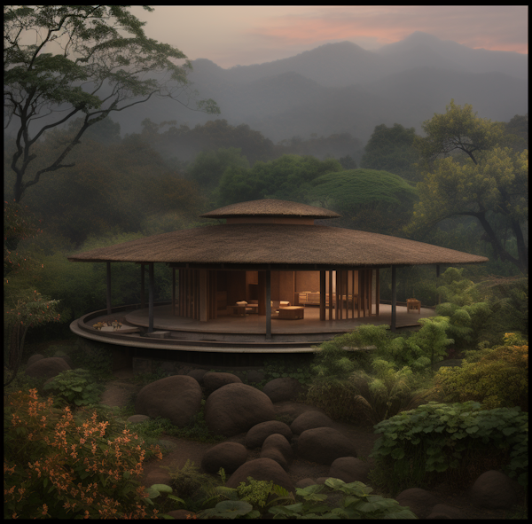 Tranquil Dawn Pavilion