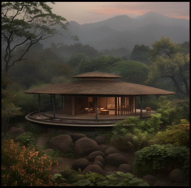 Tranquil Dawn Pavilion