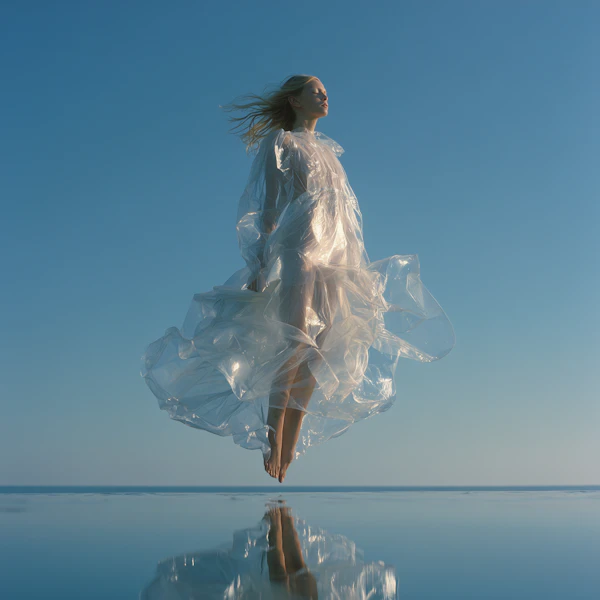 Ethereal Floating Figure