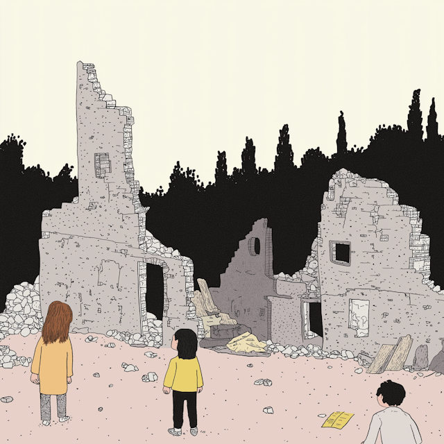 Children and Ruins