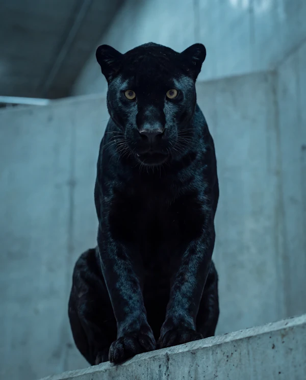 Poised Black Panther