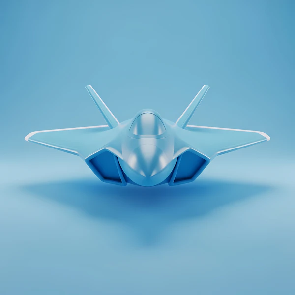 Futuristic Jet Render