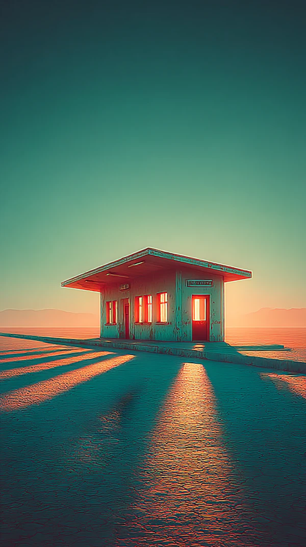 Solitary Building Scene