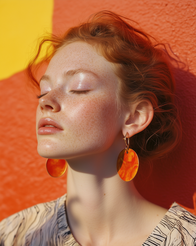 Serene Redhead Portrait