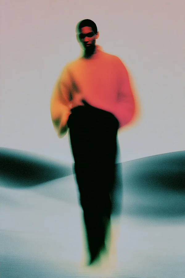 Abstract Person in Glow