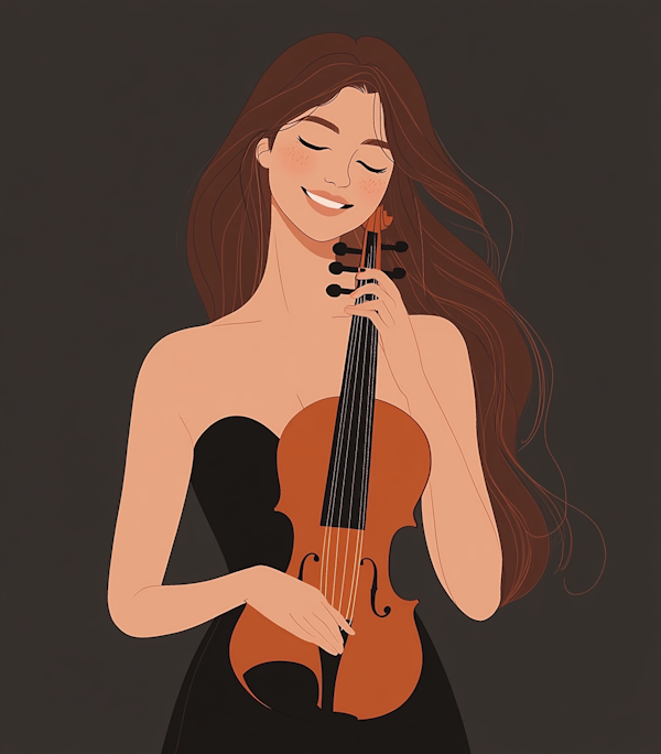 Tranquil Musician Illustration