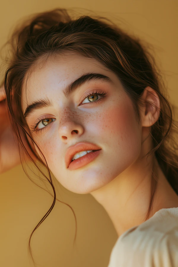 Close-up Portrait of a Young Woman