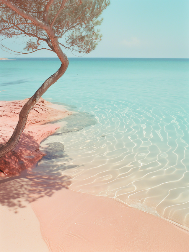 Serene Beach Solitude