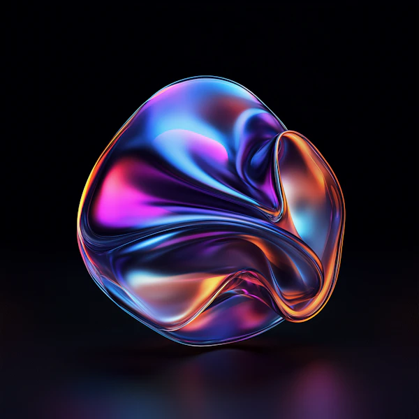 Abstract 3D Fluid Shape