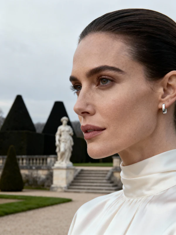 Elegant Garden Portrait