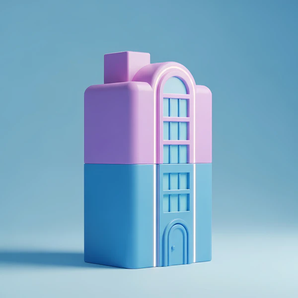 Modern 3D Building