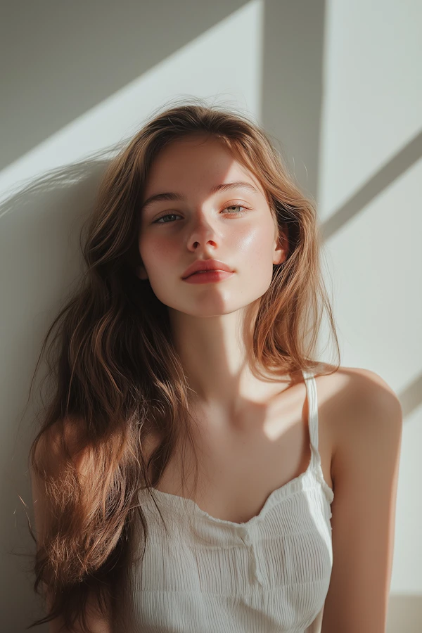 Tranquil Portrait of a Young Woman