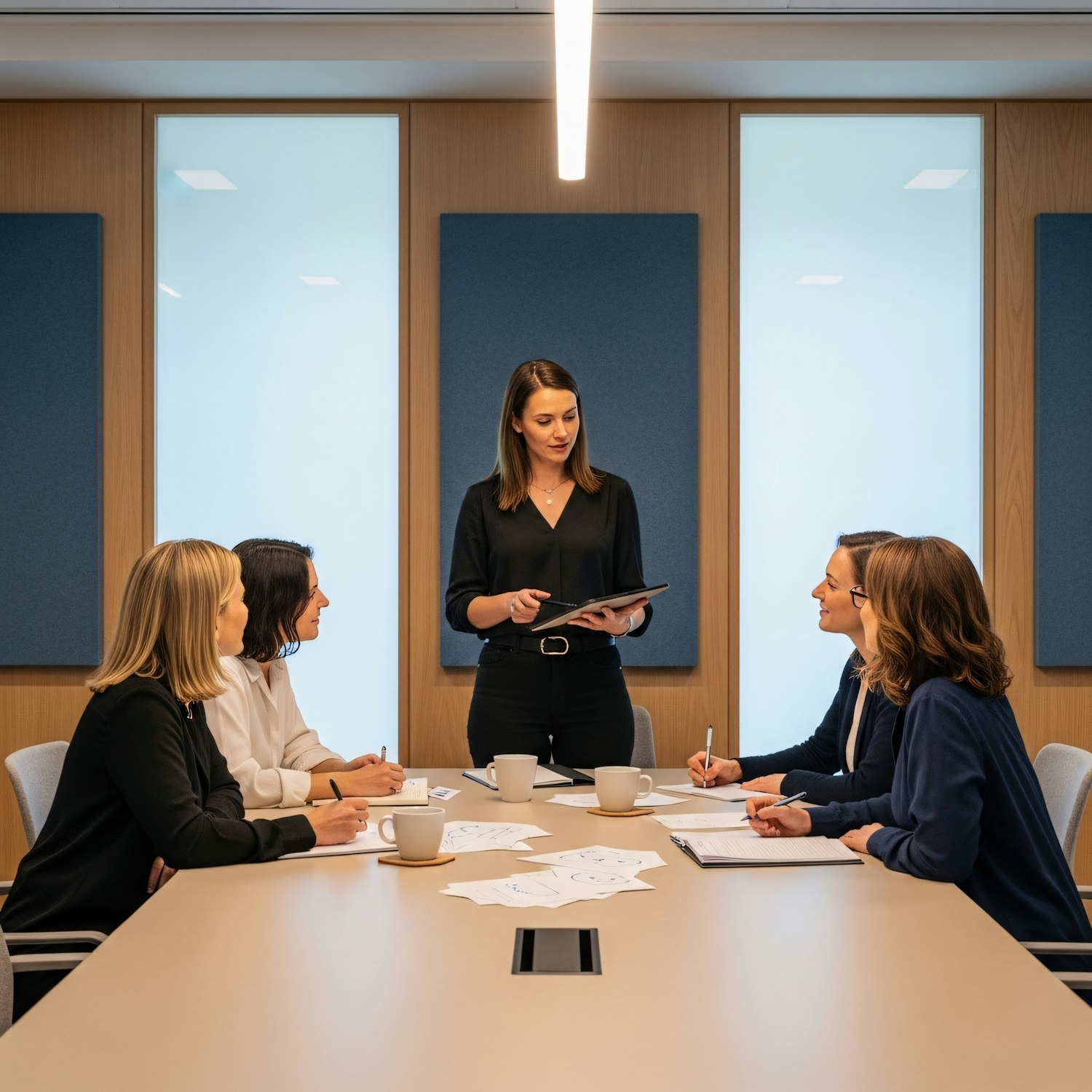 Team Meeting in Office