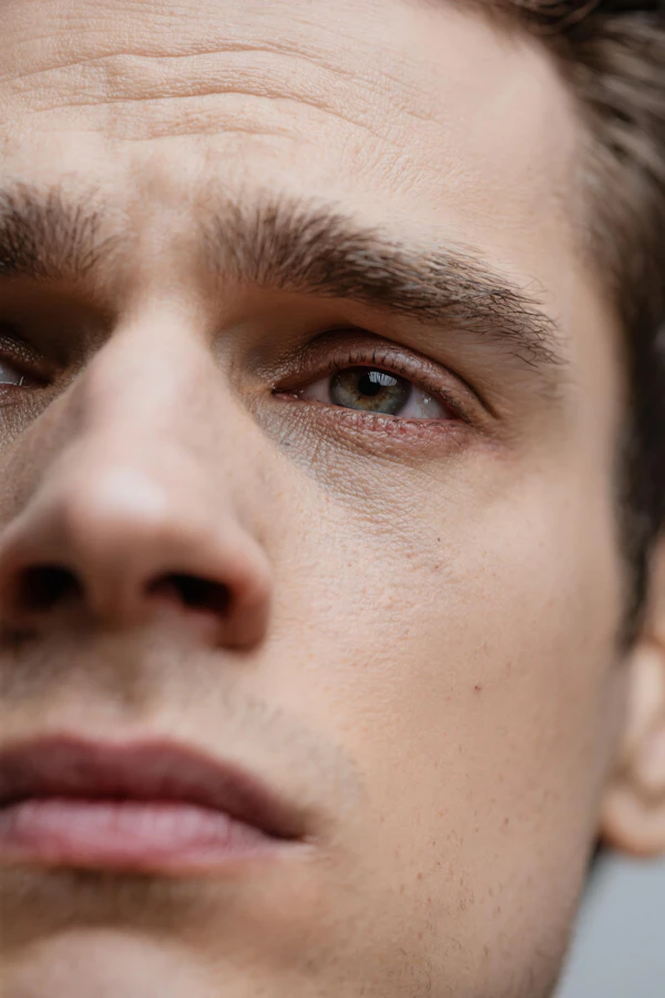 Close-Up of a Man's Face
