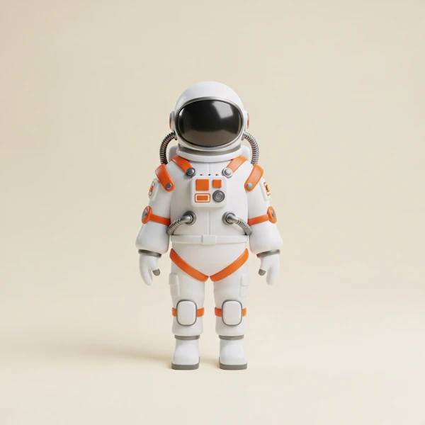 Stylized Astronaut Render