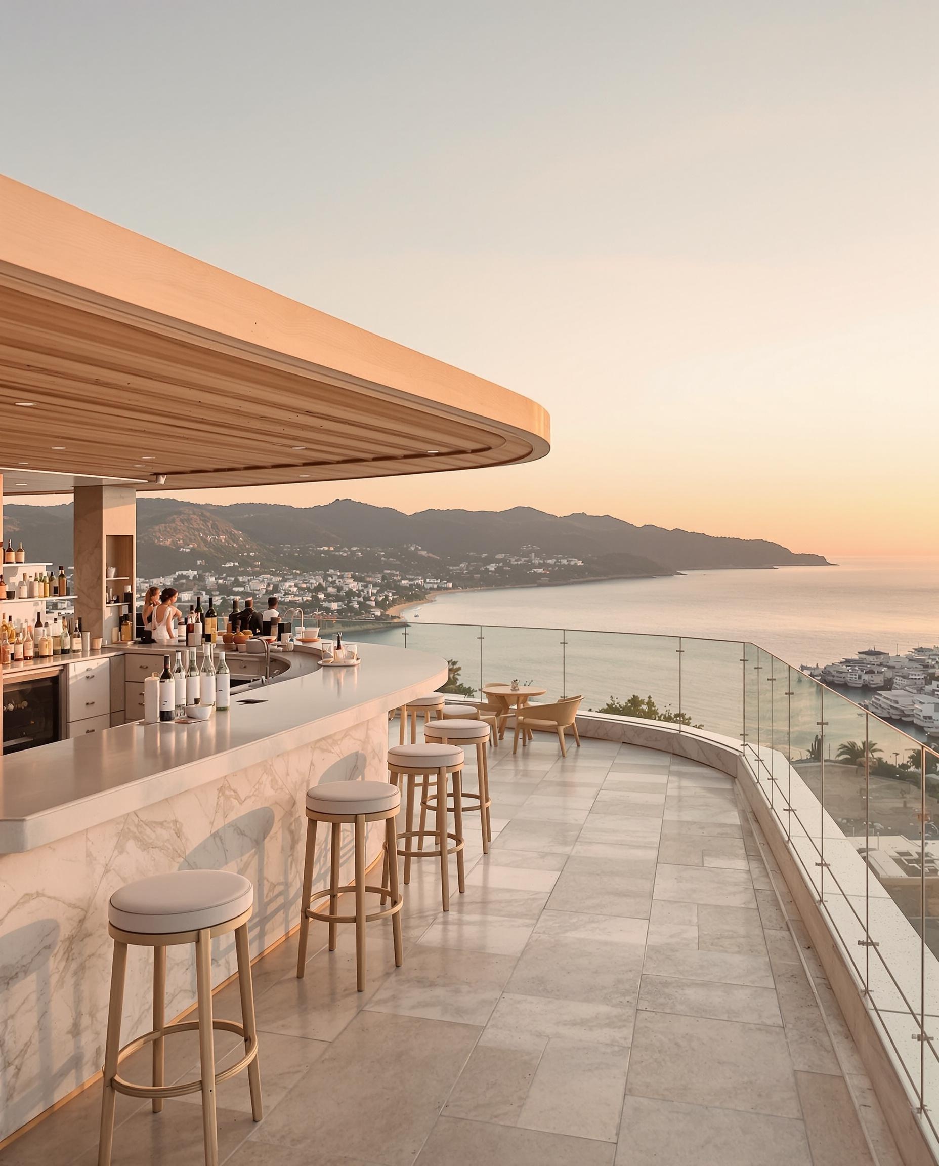 Luxurious Rooftop Bar Photo on Lummi - Luxury Rentals With Private Rooftop Bars