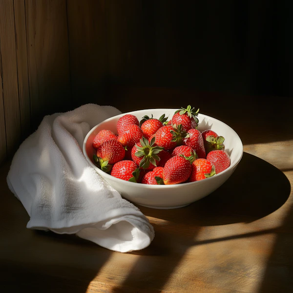 Strawberries in Bowl