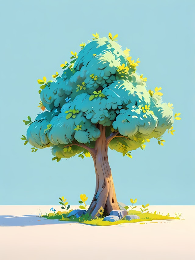 Stylized Tree Art