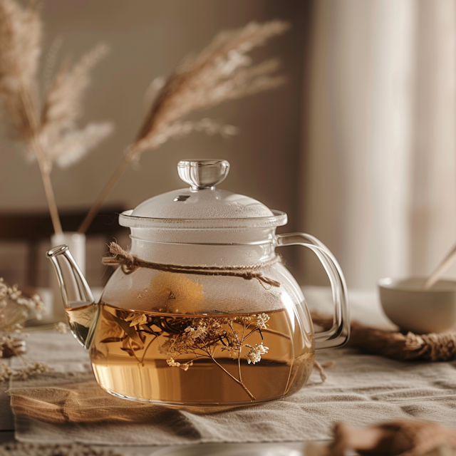 Tranquil Teapot Scene